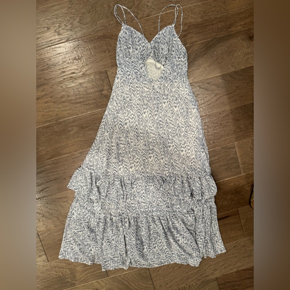 Urban Outfitters Sparklers Chiffon Midi Dress - Picture 7 of 9